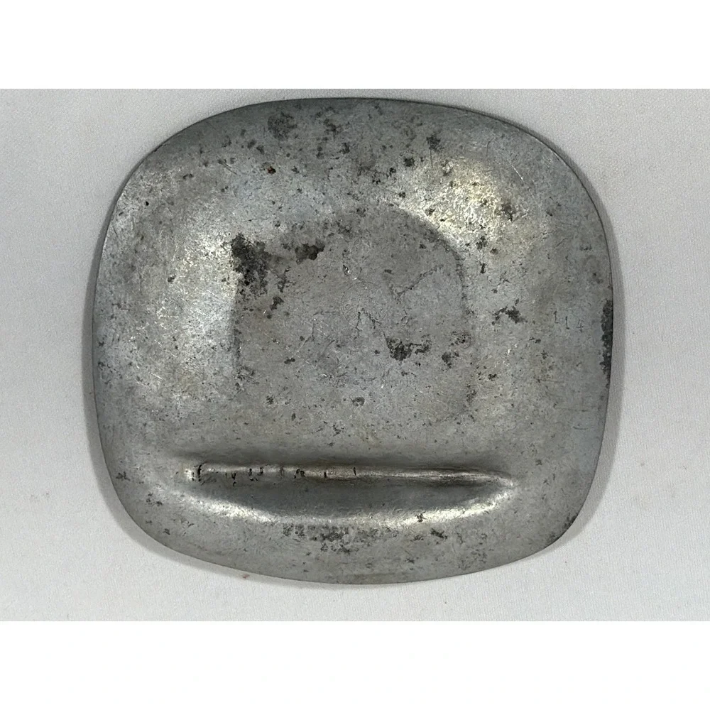Vintage Pewter Ashtray Colonnade Hotel Virginia Old Money Retro Souvenir Decor